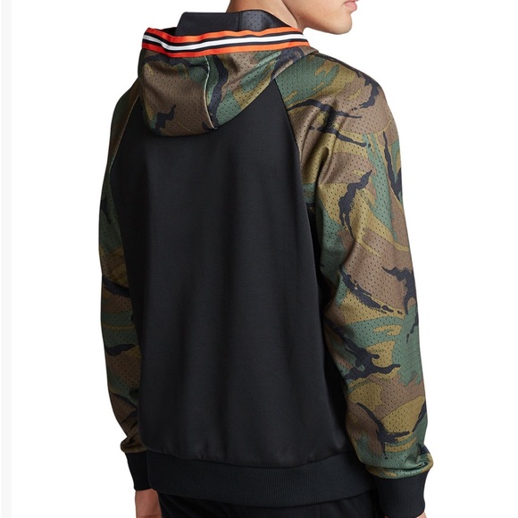 LIKE NEW Polo Ralph Lauren Men’s Retro Double-Knit Hooded Sweatshirt Hoodie - Picture 5 of 5